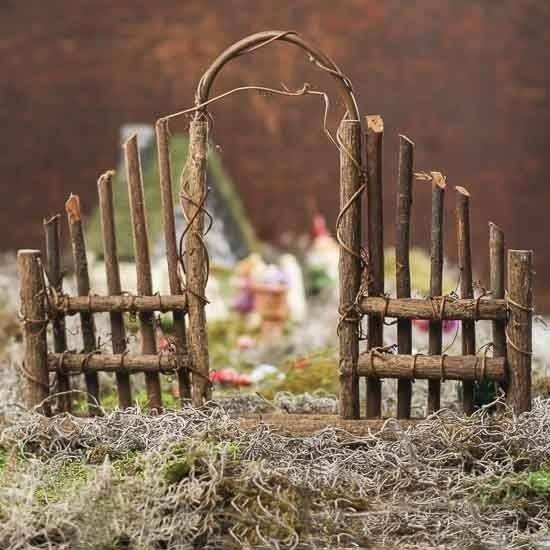 Miniature Twig Fence