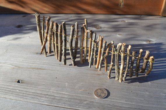 Resultado De Imagen De Fairy Garden Twig Fence Miniaturas