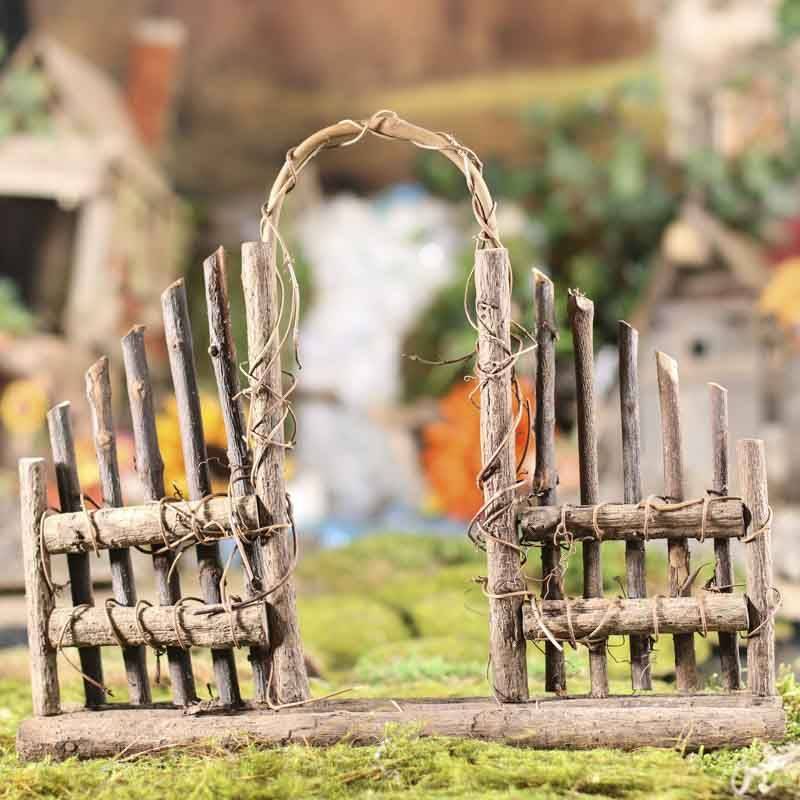 Miniature Fence,Wooden Garden Fence,Christmas Decorations,DIY Picket