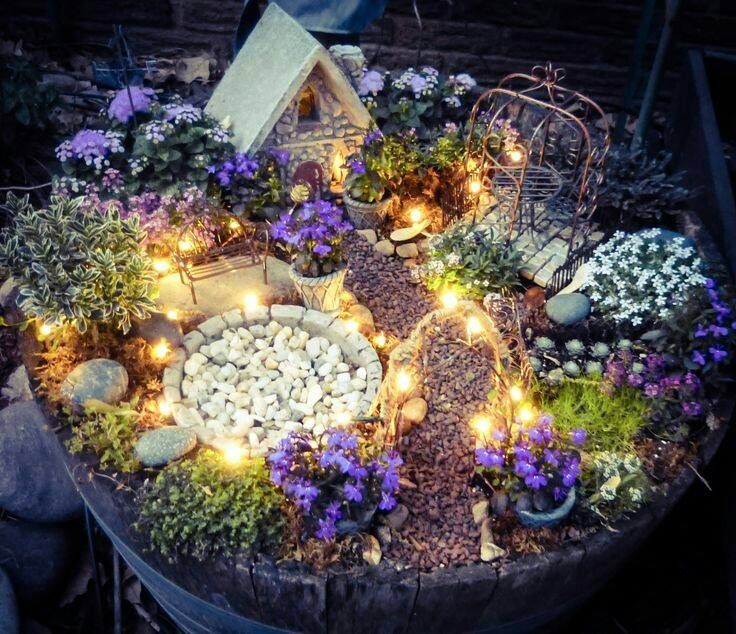Bed Miniature Garden