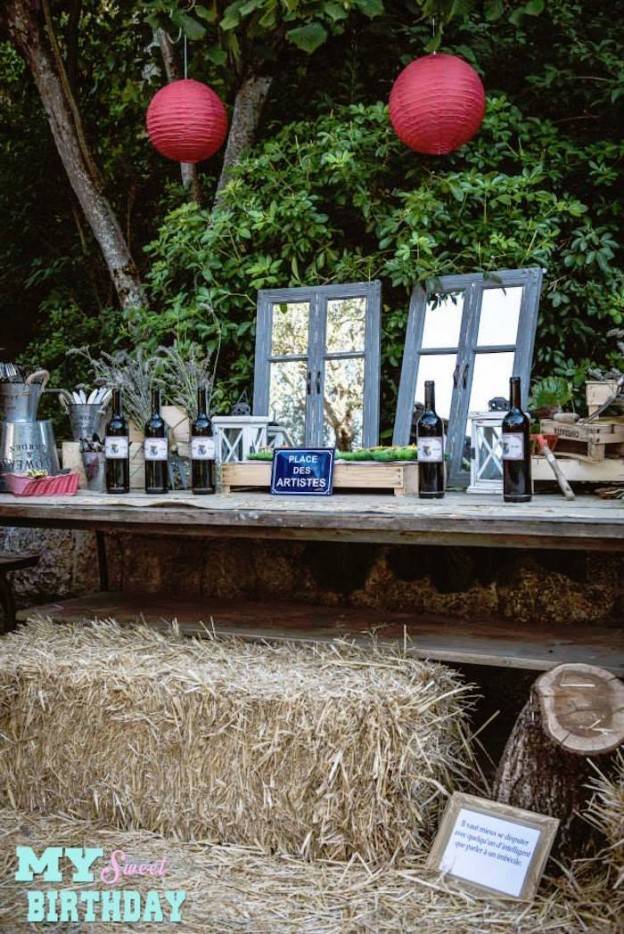 Karas Party Ideas Rustic Garden Birthday Party