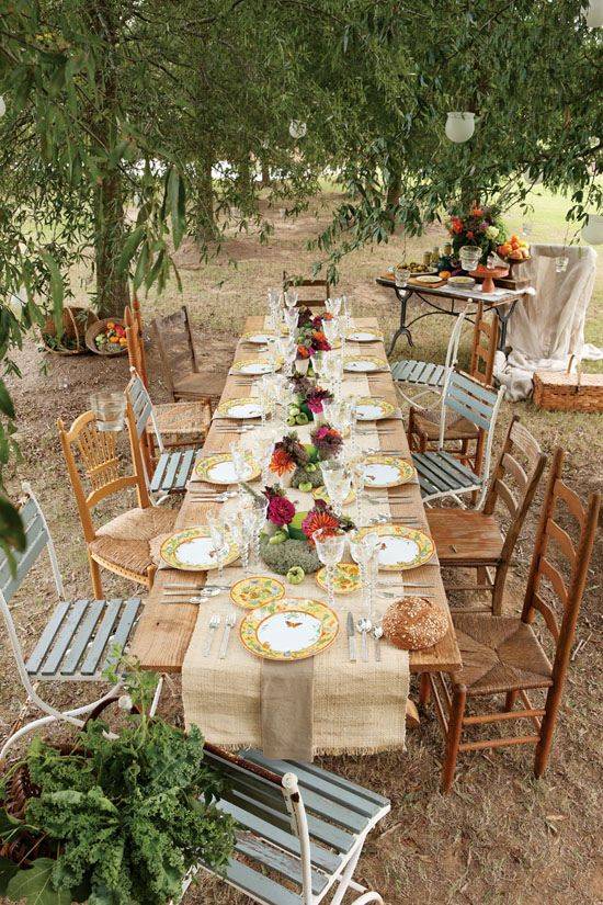 Rustic Garden Party Exotic Events