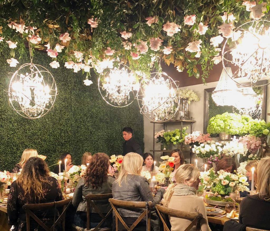 An Indoor Garden Dinner Party Color