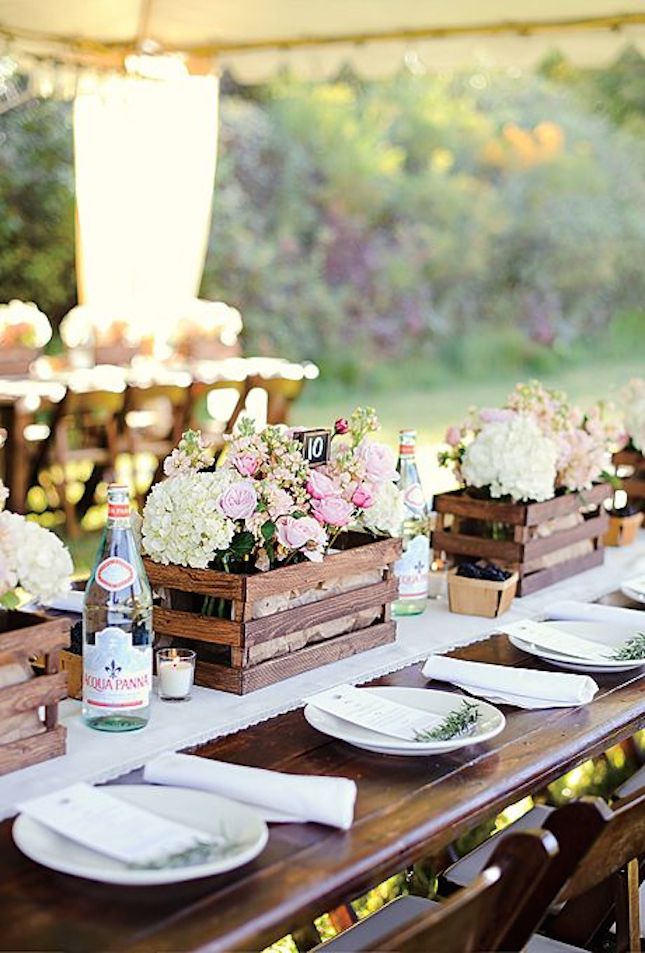 Garden Party Tables Decor Ideas
