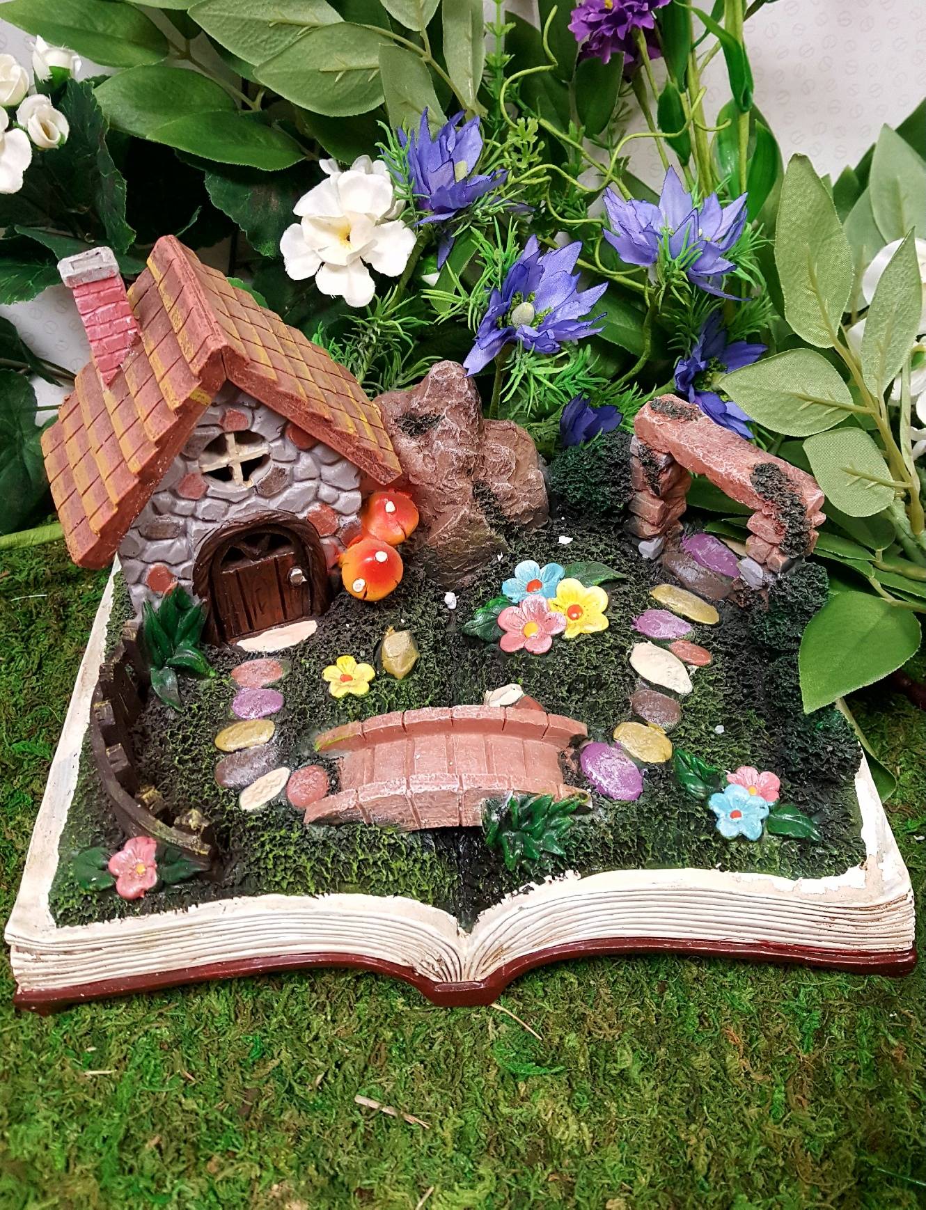 Fairy Garden Book Art