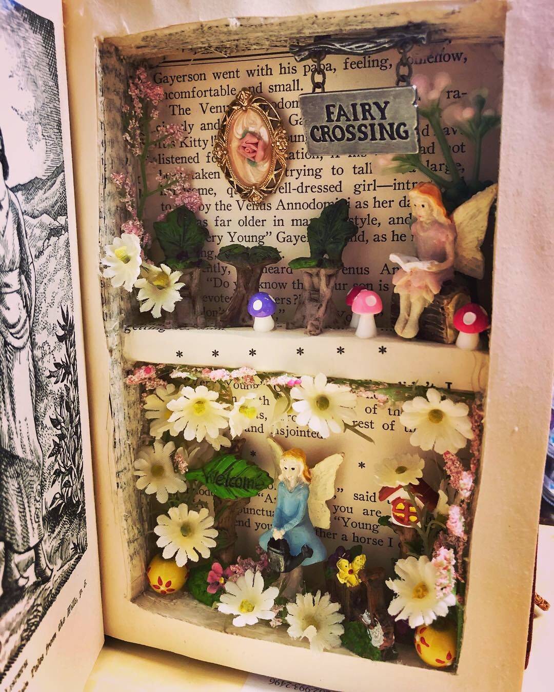 Fairy Garden Bulletin Board Library Display