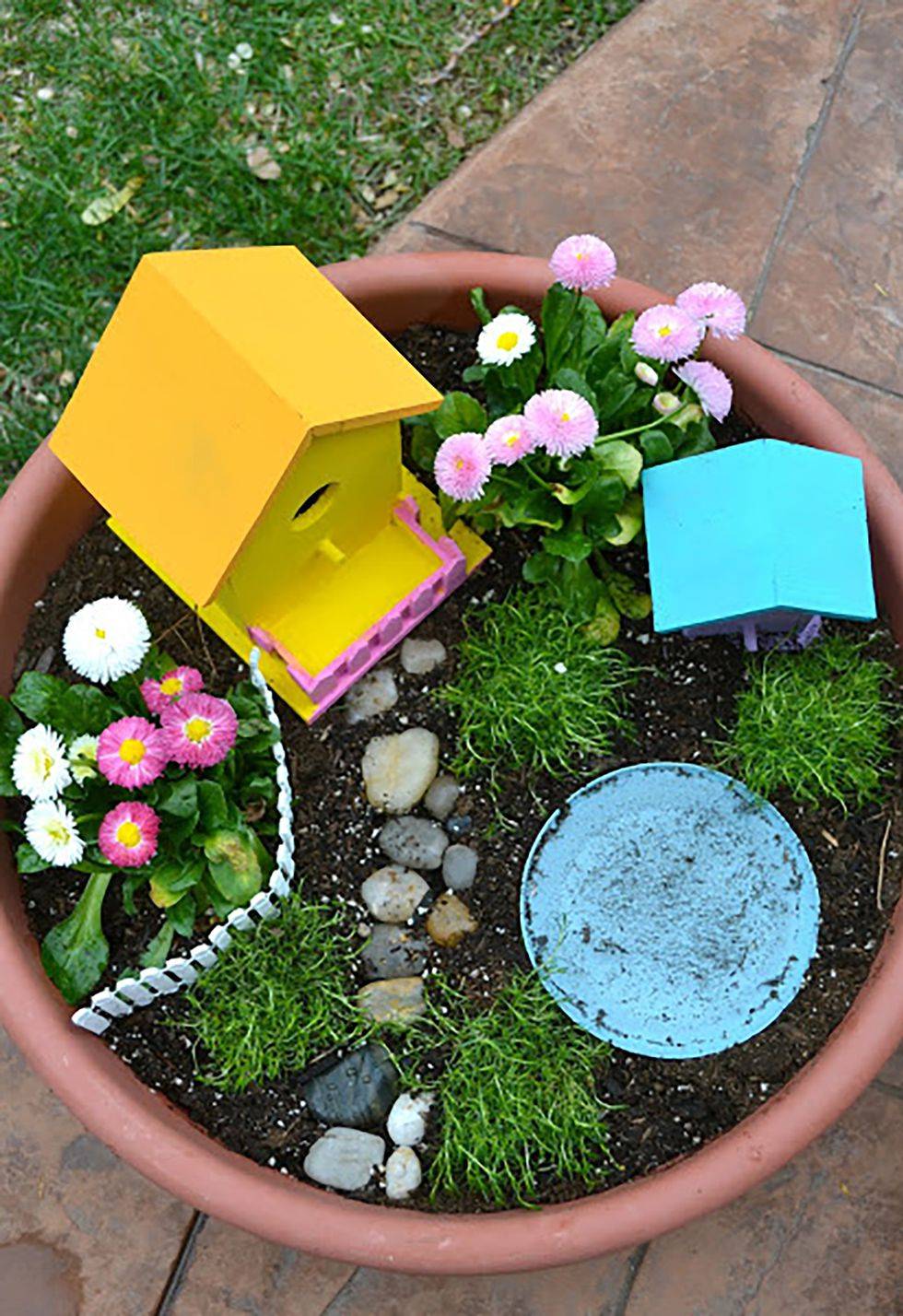 Clay Pot Fairy Garden