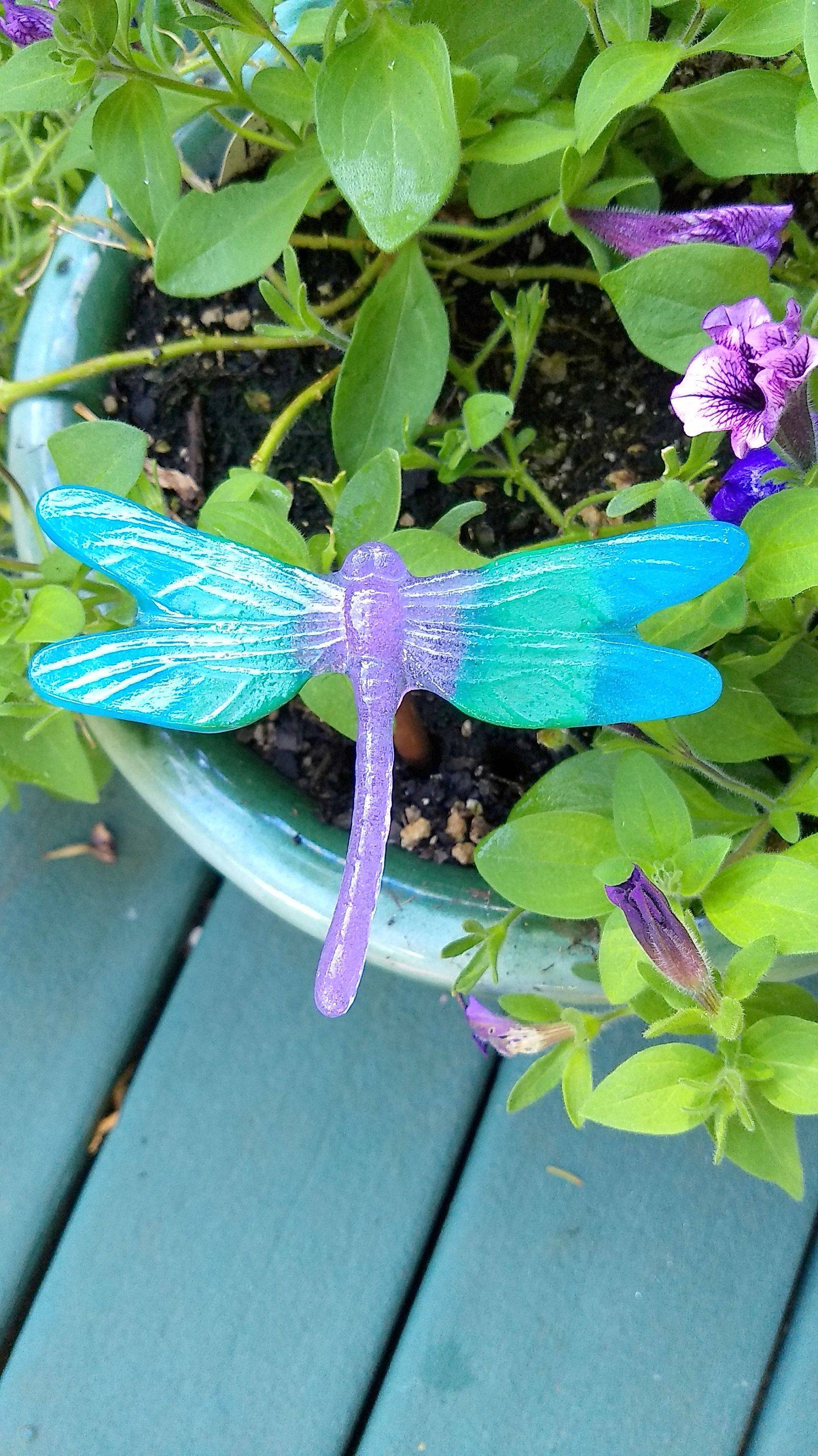 Copper Dragonflygarden Artcountry Home Decorfarmhouse Etsy