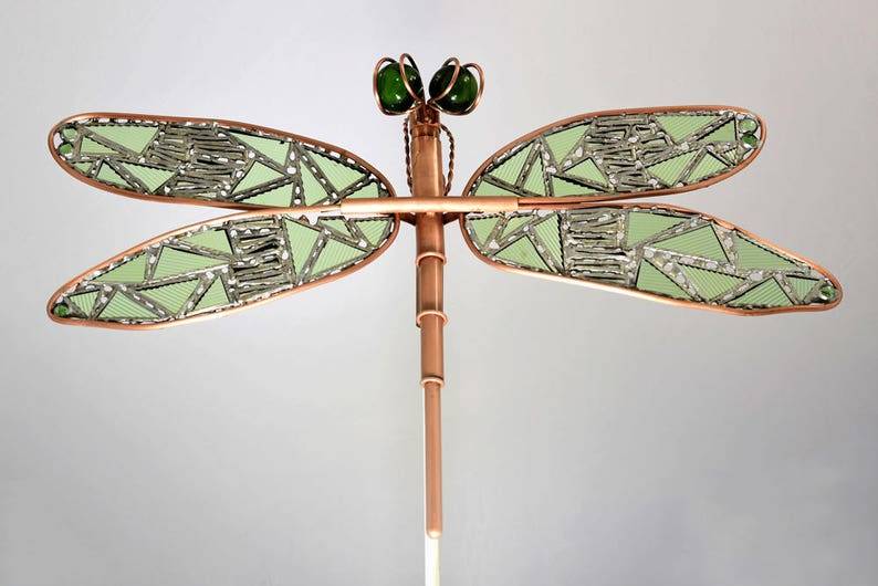 Copper Garden Artmetal Dragonfly Sculpturecopper