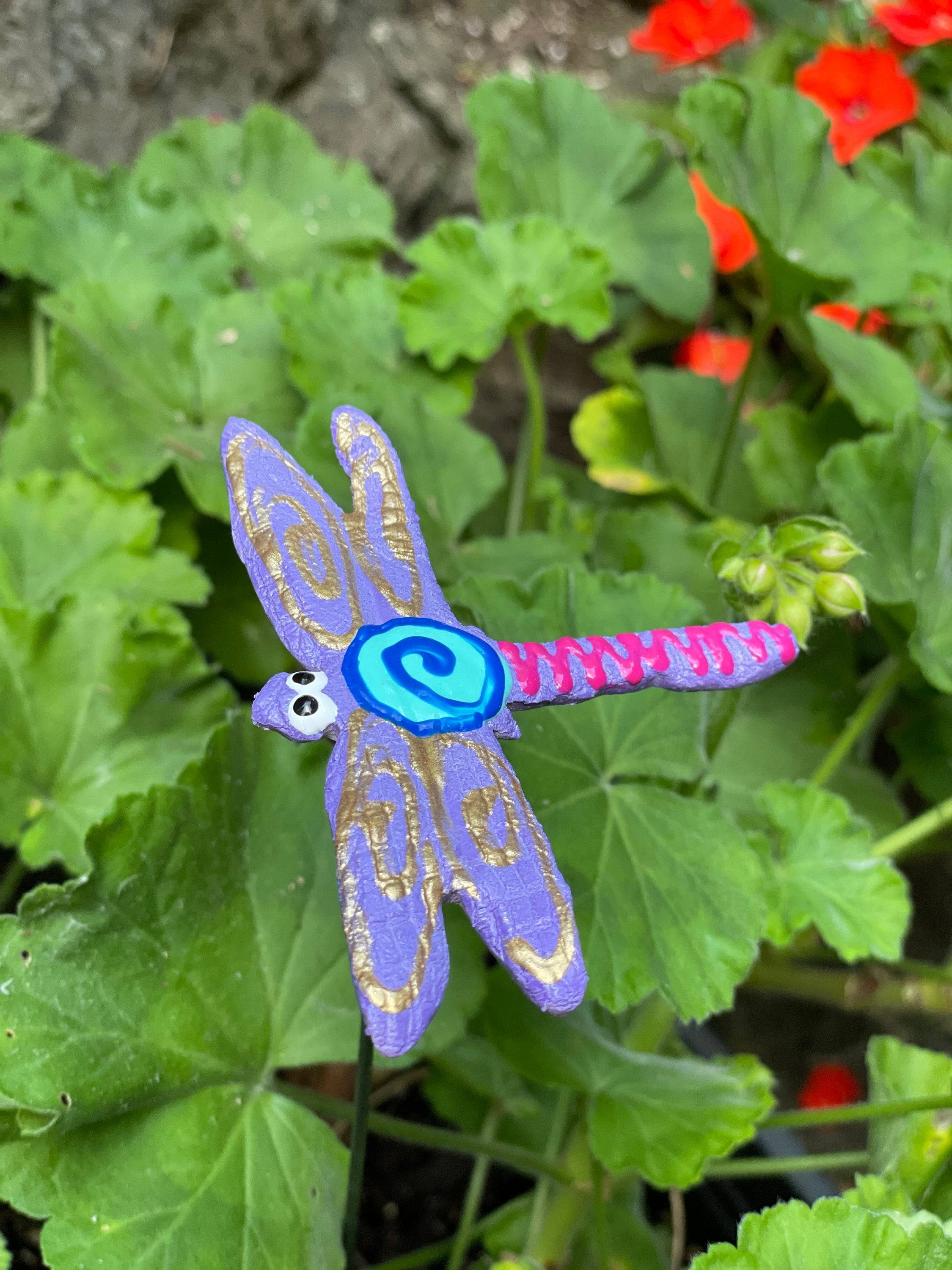 Dragonfly Garden Stakes