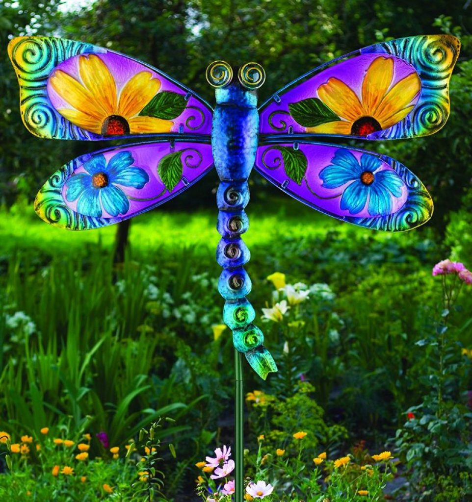Garden Dragonfly Yard Art