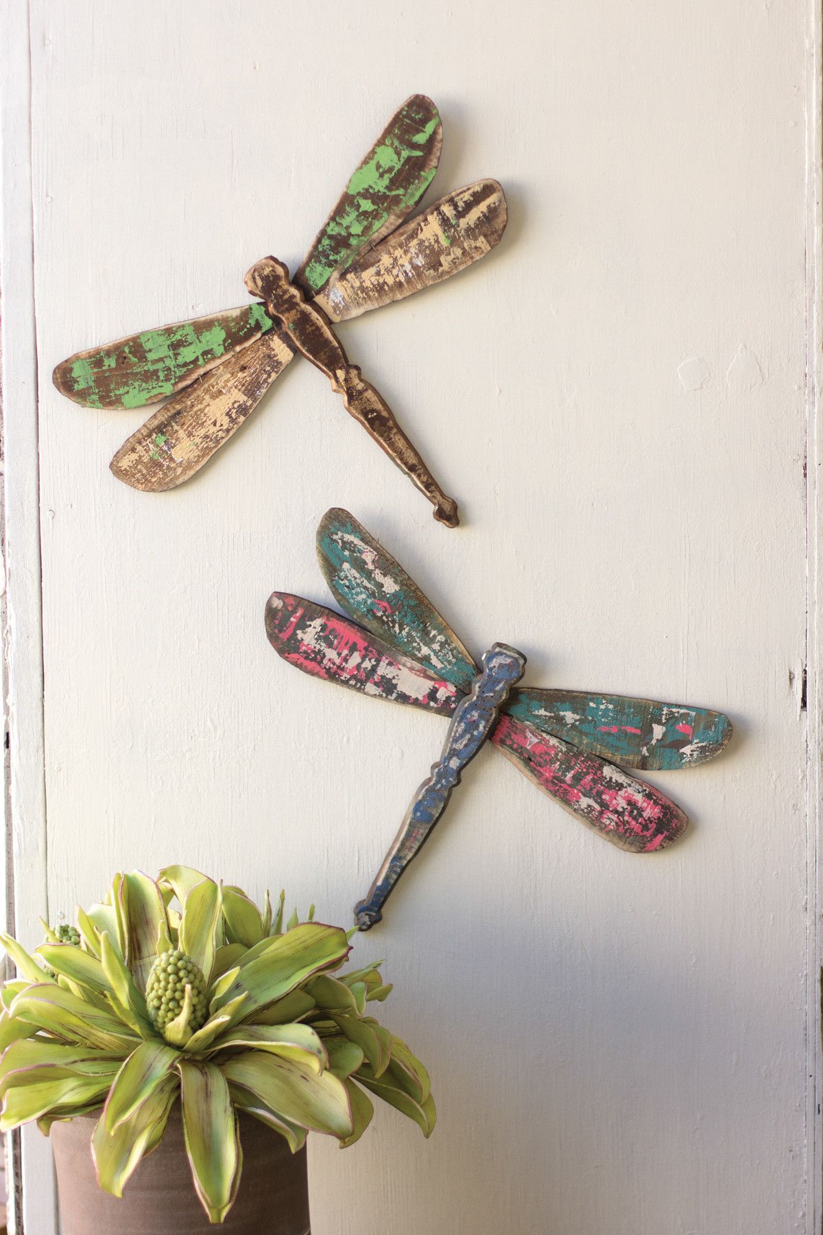 Purple Dragonfly Garden Stake