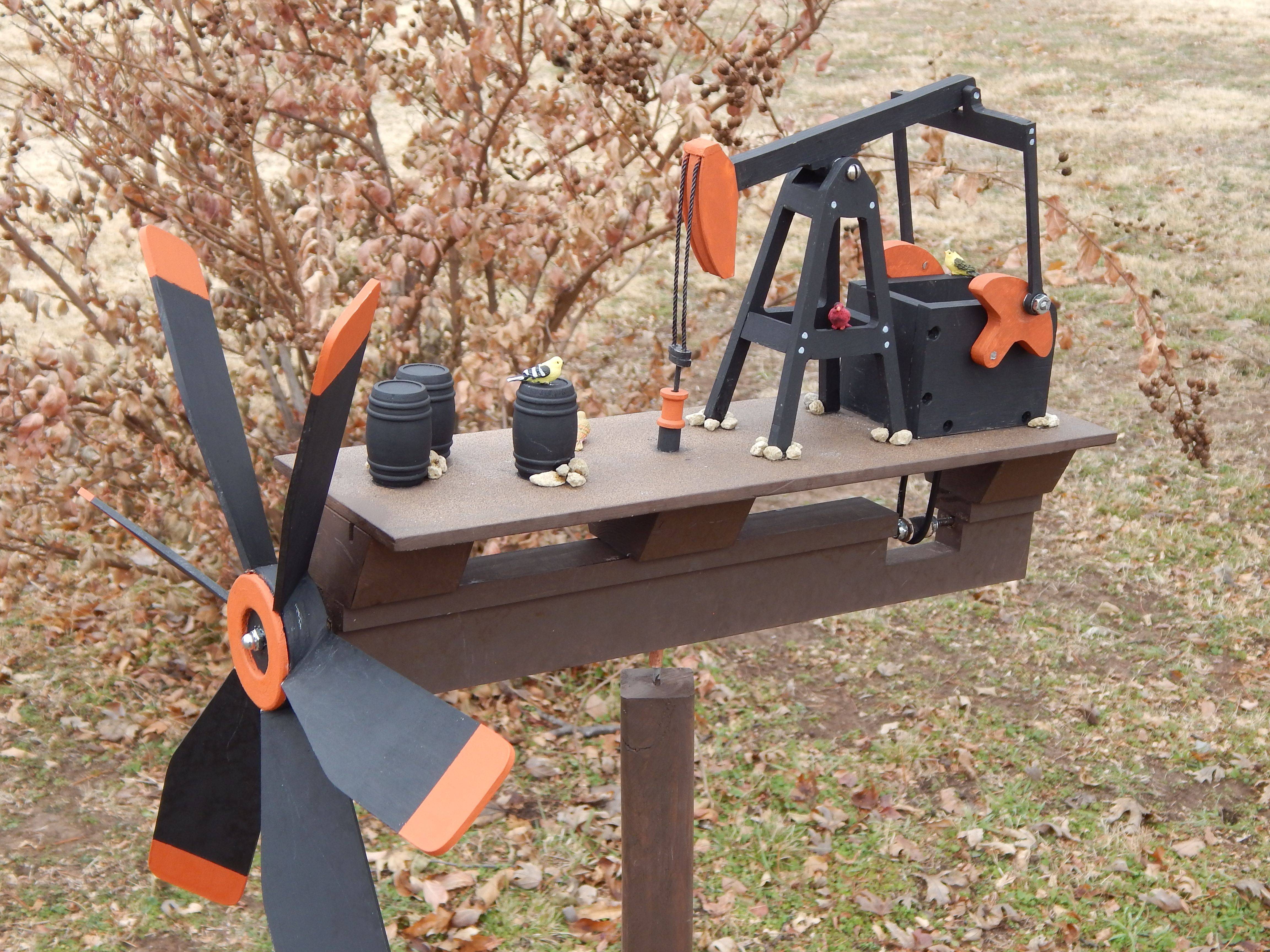 Painted Garden Whirligig