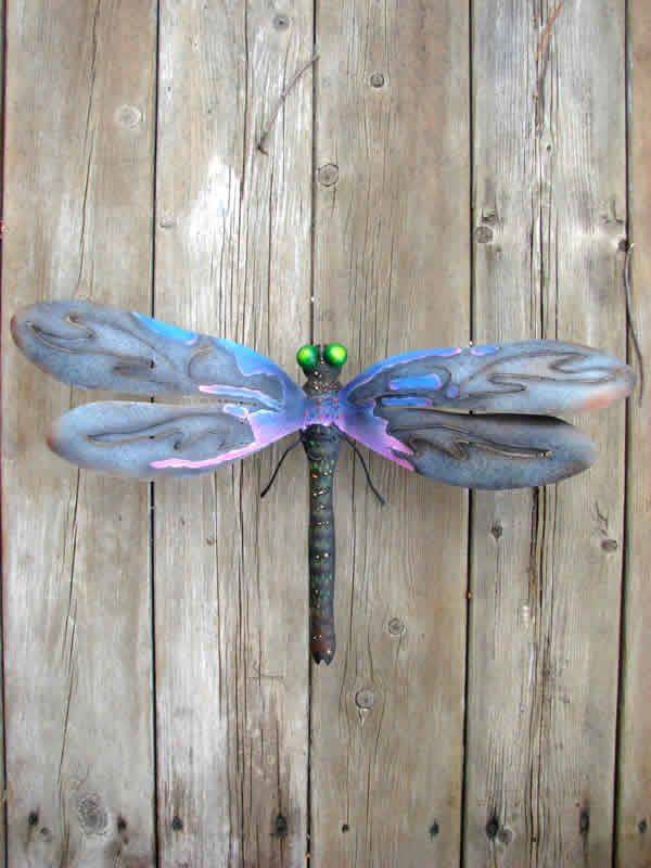 Dragonfly Wall Garden Art