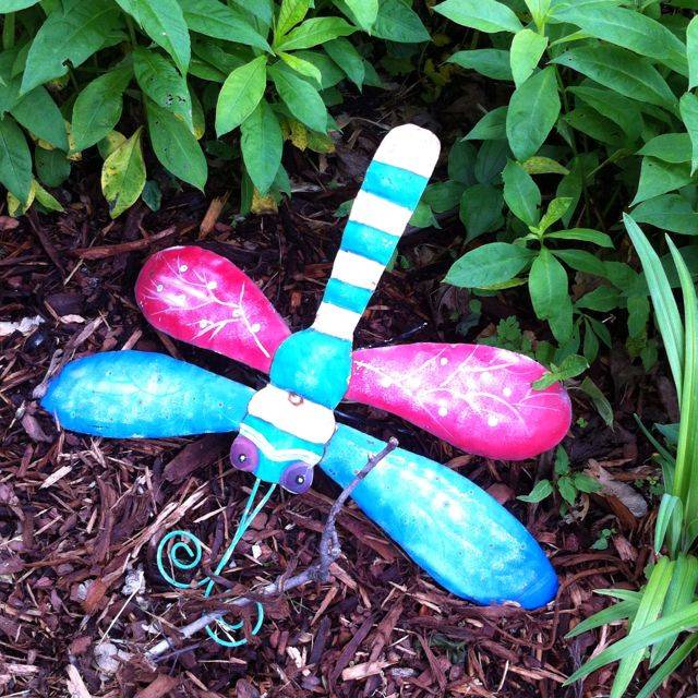 Garden Dragonfly Yard Art