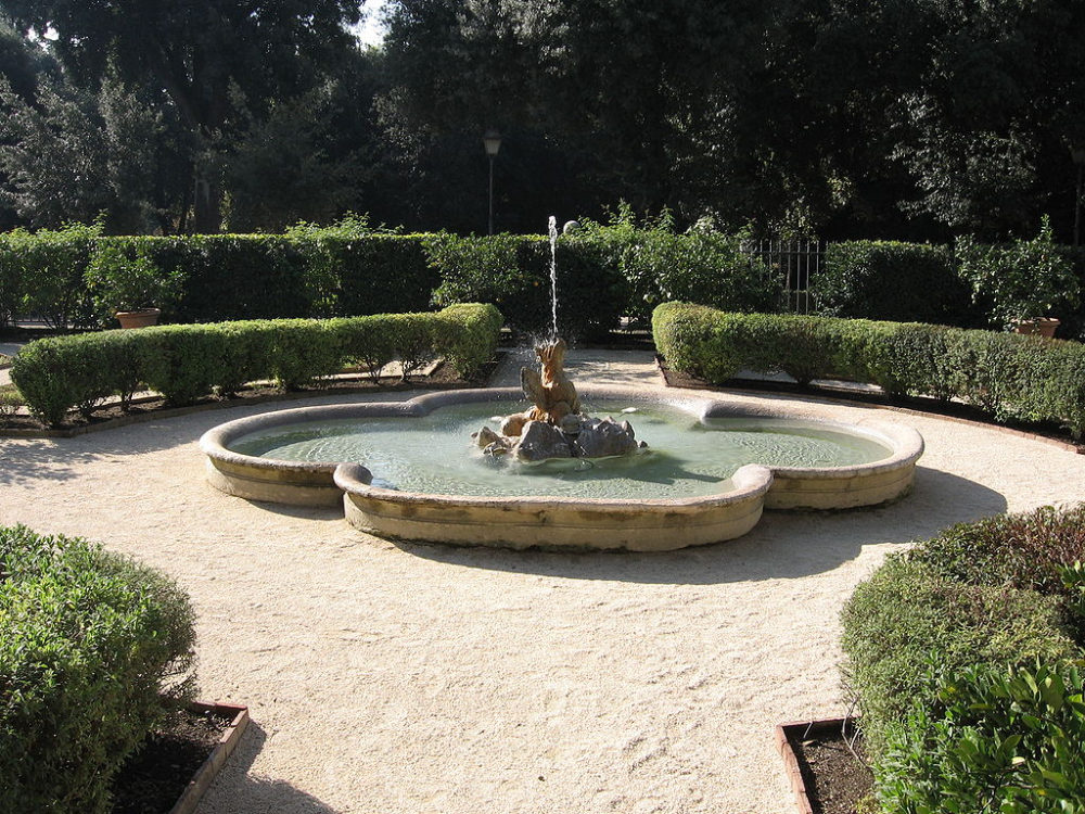 Borghese Garden Water Fountain