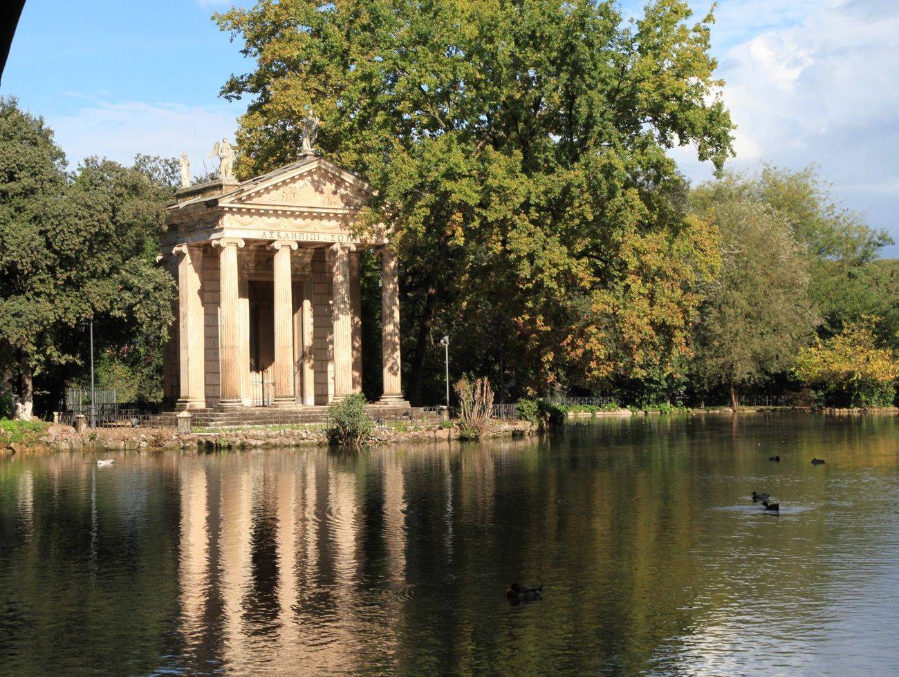 Villa Borghese Garden Lake