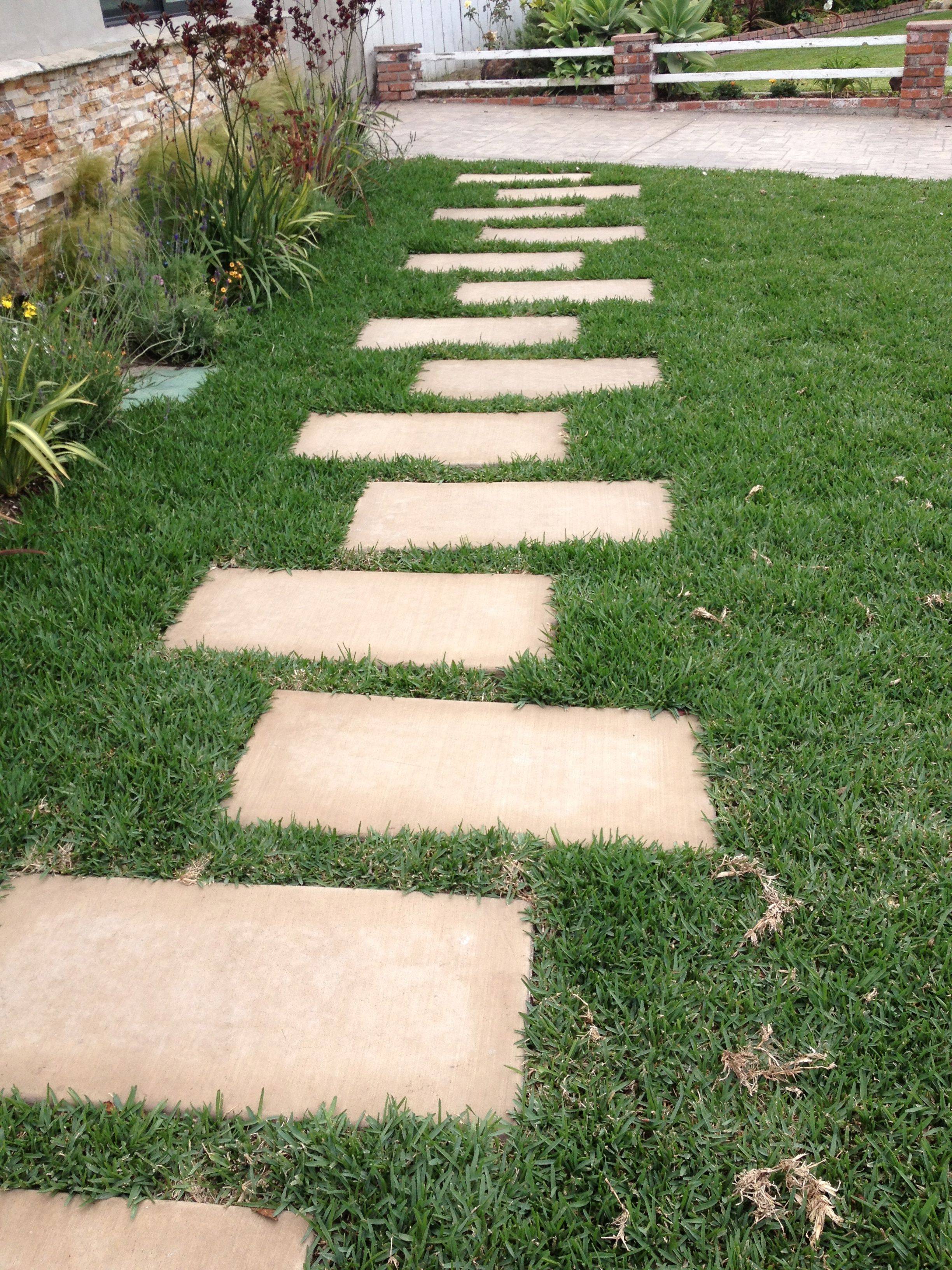 A Concrete Garden Path