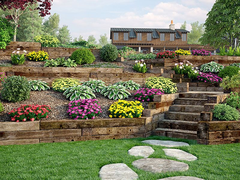 A Slope Sloped Garden