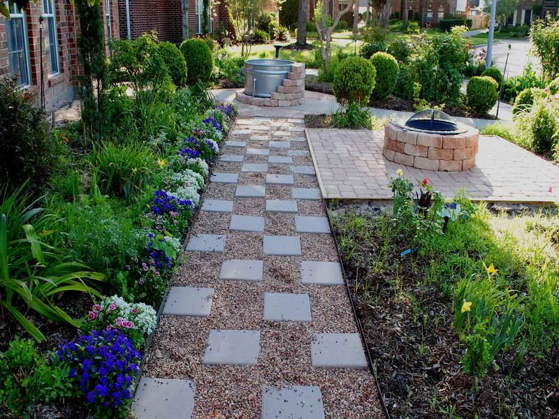 Nice Garden Stepping Stone Design Ideas Diy Garden Path Stone