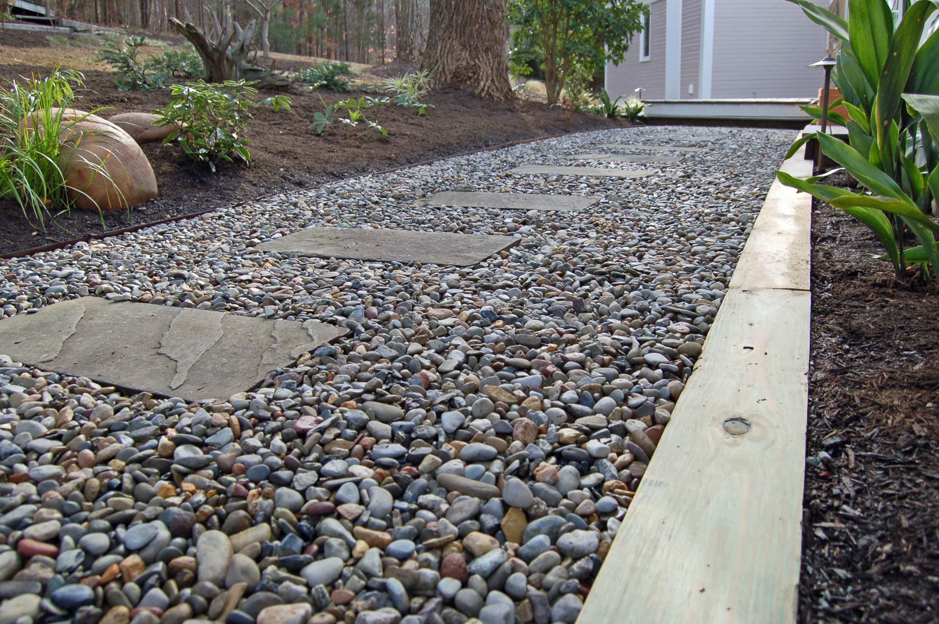 Gravel Stone In Garden Ideas Photograph Stoneworks D