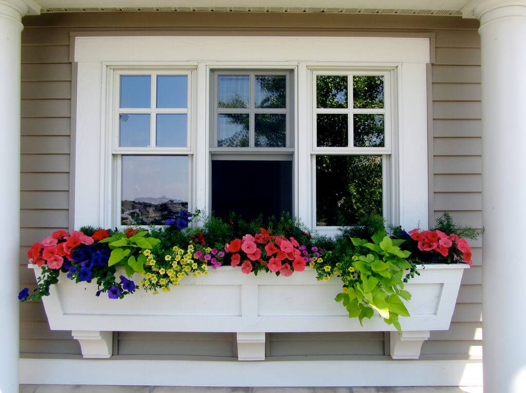 Handcrafted Rustic Window Box Planter