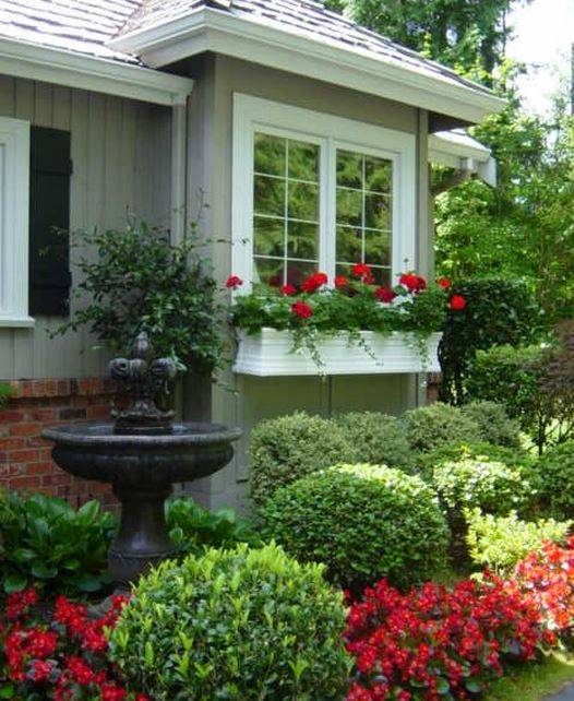 Bay Window Garden Ideas