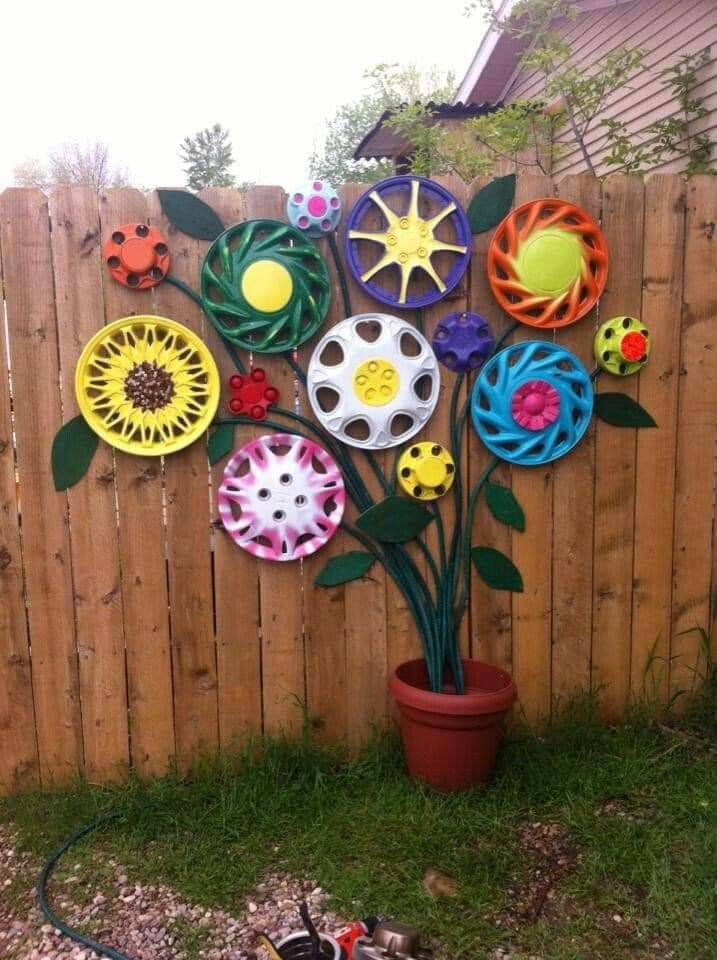 Best Garden Art Junk Decor Images