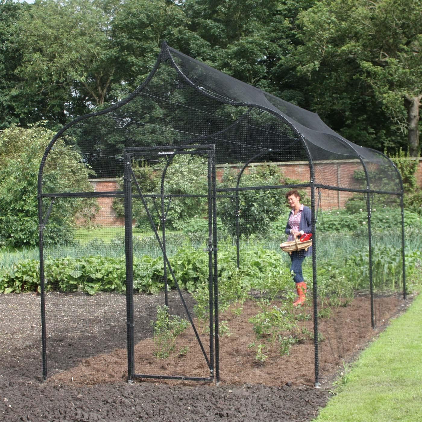 Build Vegetable Garden Cage Home Decorating Ideas