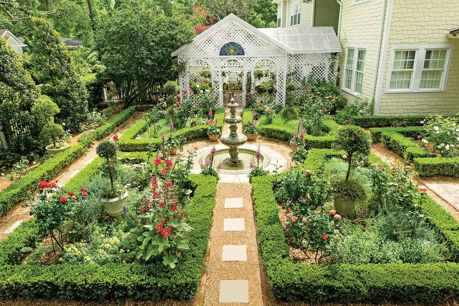 Classic Courtyards Southern Living