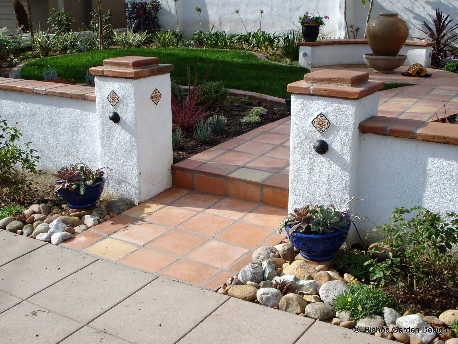 Spanish Courtyard Landscape Outdoor