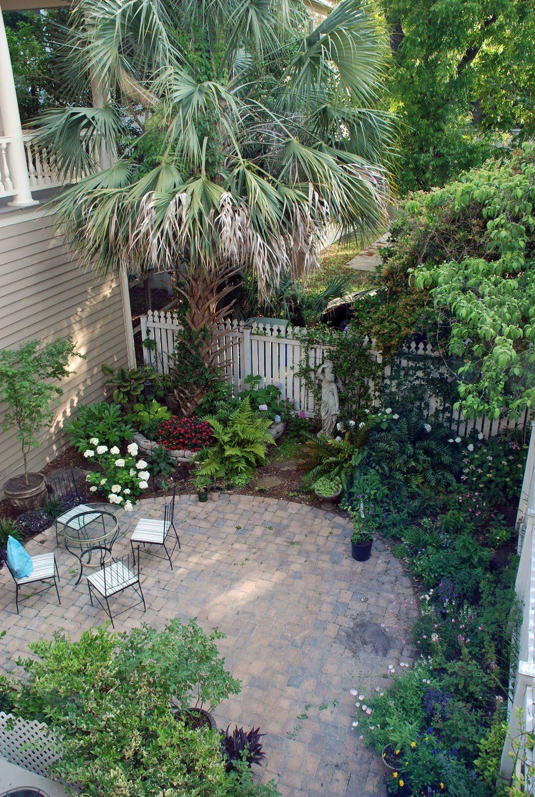 Historic Charleston Courtyard Garden Small Courtyard Gardens