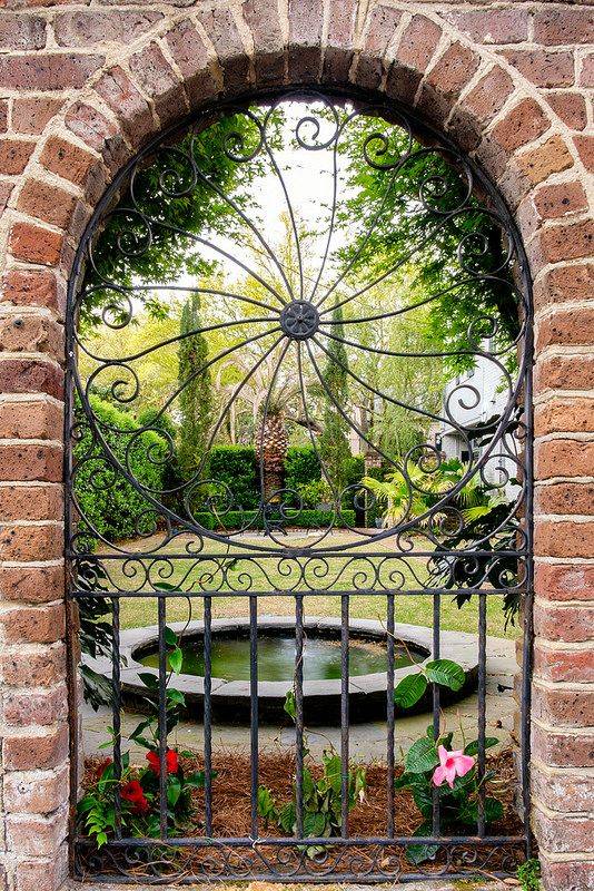 Best Garden Fence Ideas Iron Charleston Sc Ideas