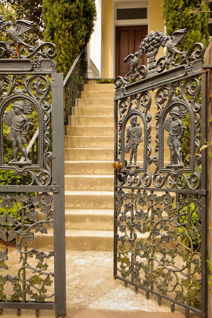 Intricate Wrought Iron Gate