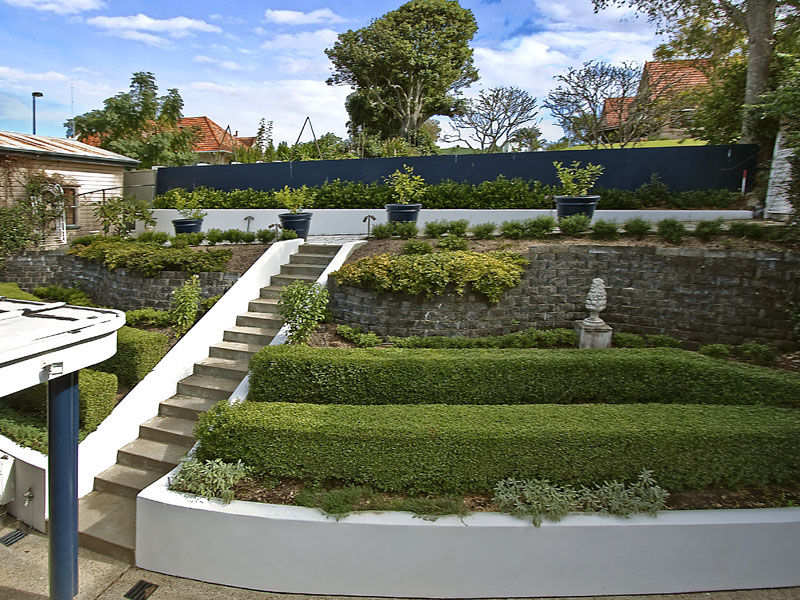 Brick Wall Garden Designs