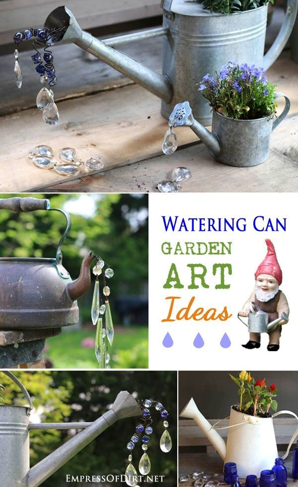Creative Watering Can Garden Art Ideas