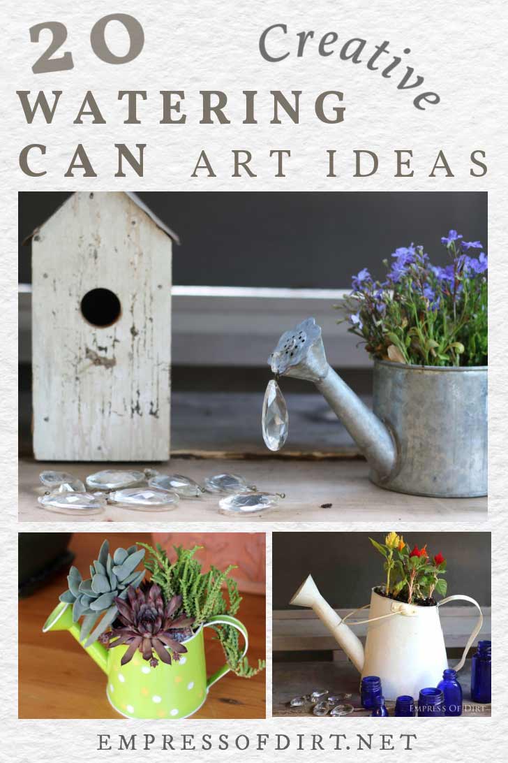Creative Watering Can Garden Art Ideas