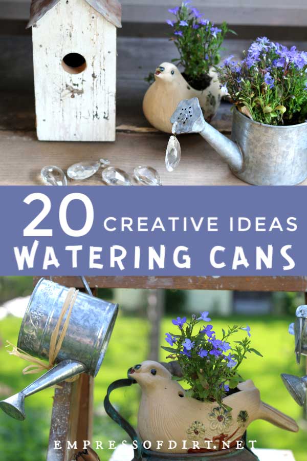 Creative Watering Can Garden Art Ideas
