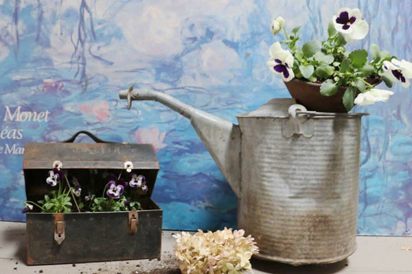 Watering Can Garden Art Tutorial