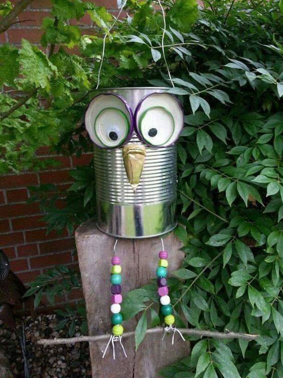 24 Garden Art From Tin Cans Ideas You Cannot Miss SharonSable