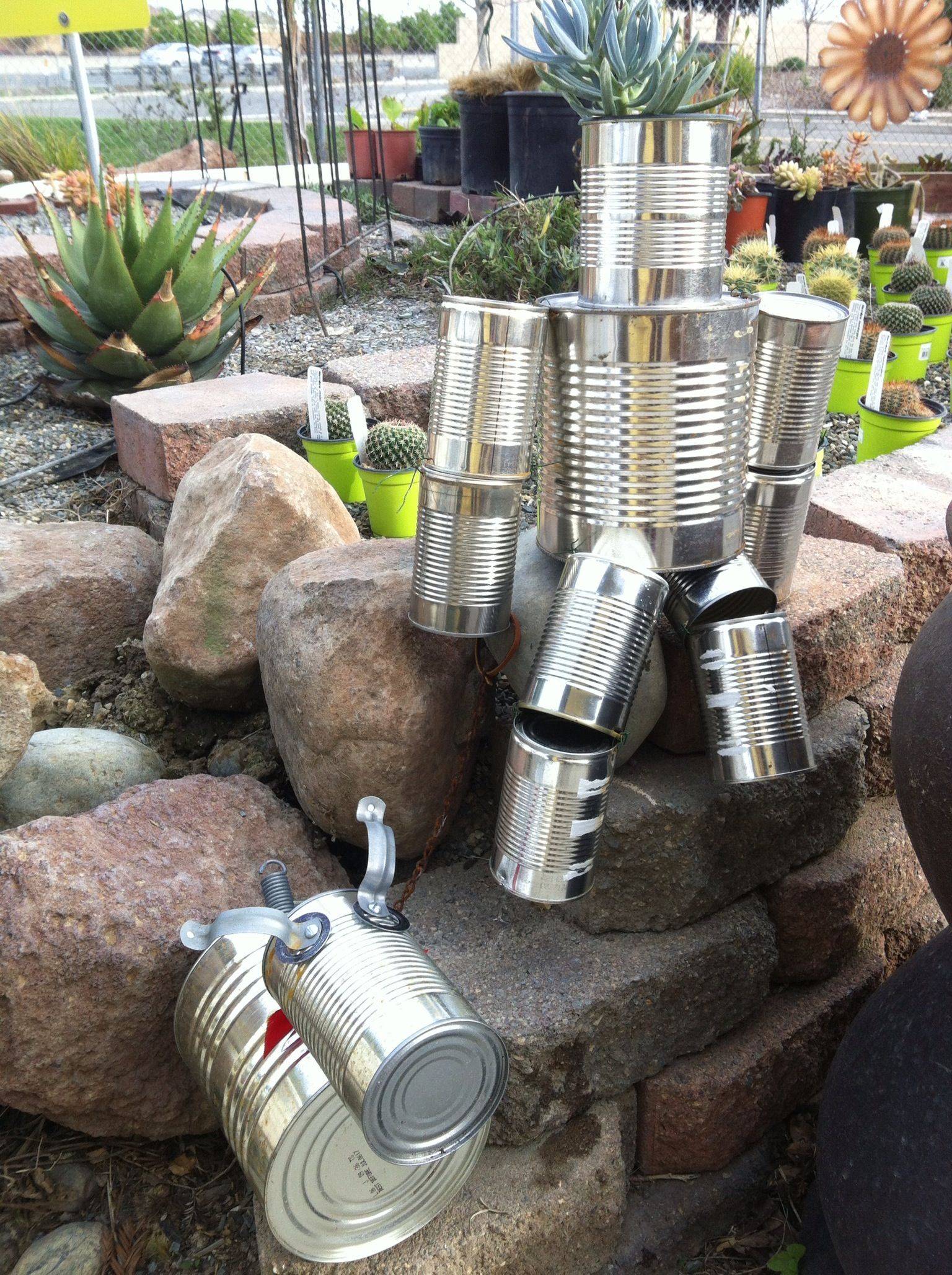 24 Garden Art From Tin Cans Ideas You Cannot Miss SharonSable