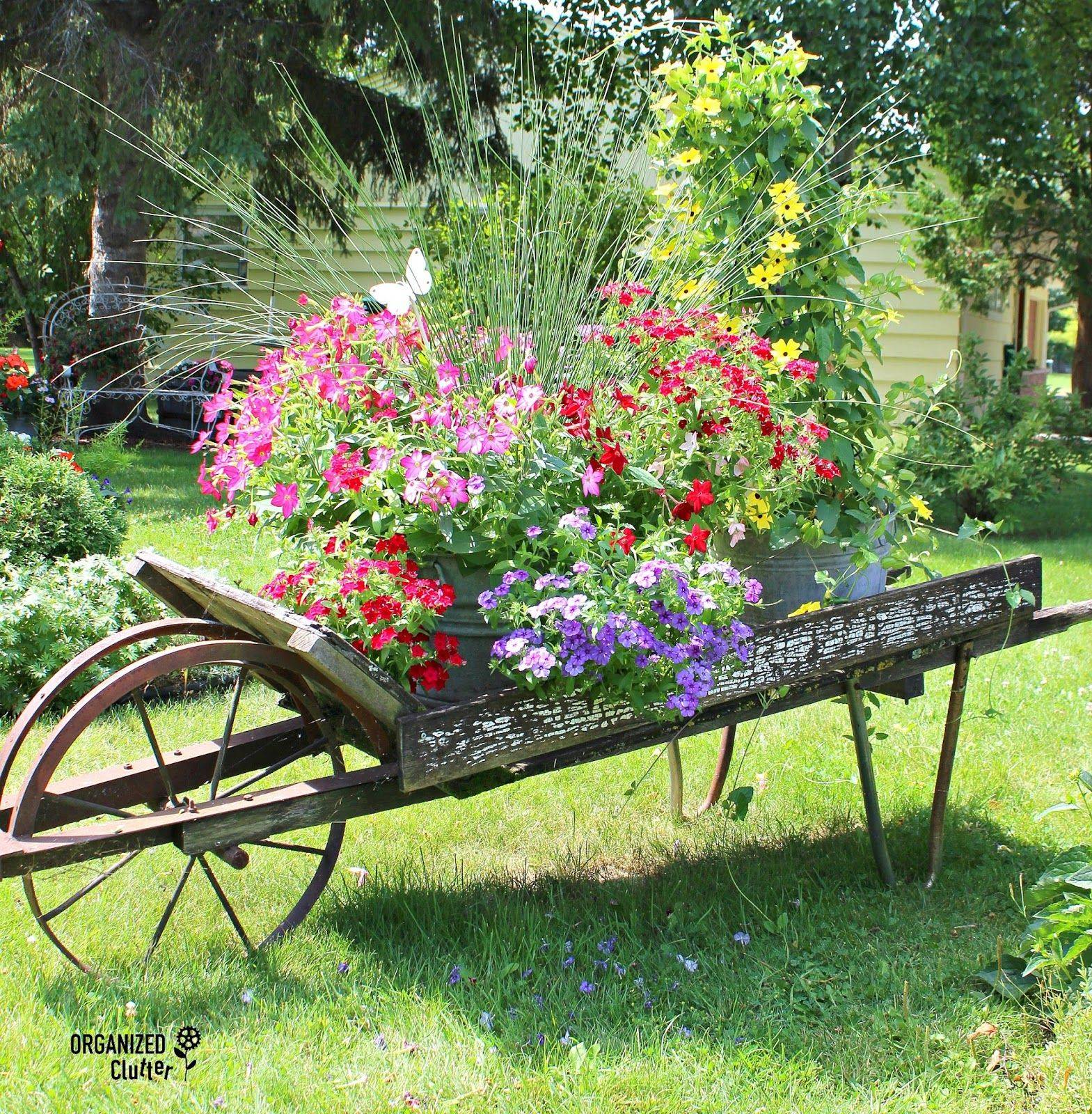 Annual Junk Garden Tour Vintage Garden Decor