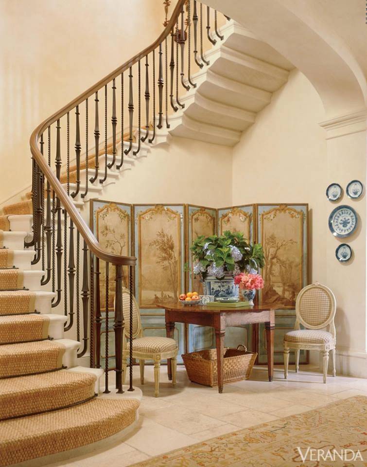 Country Club Italian Renaissance Traditional Staircase Denver