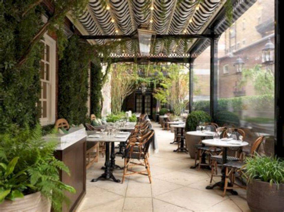Pretty Outdoor Restaurant Patio Design Ideas