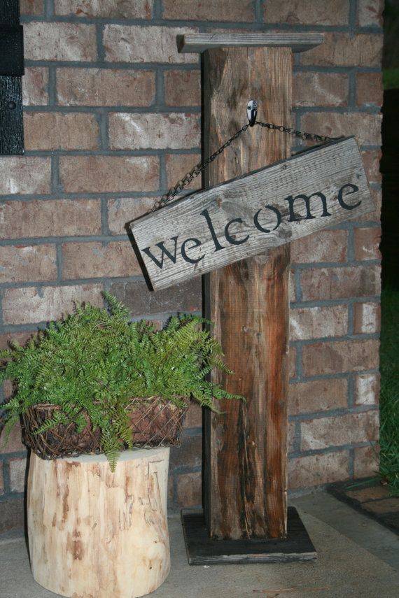 Handmade Wood Sign