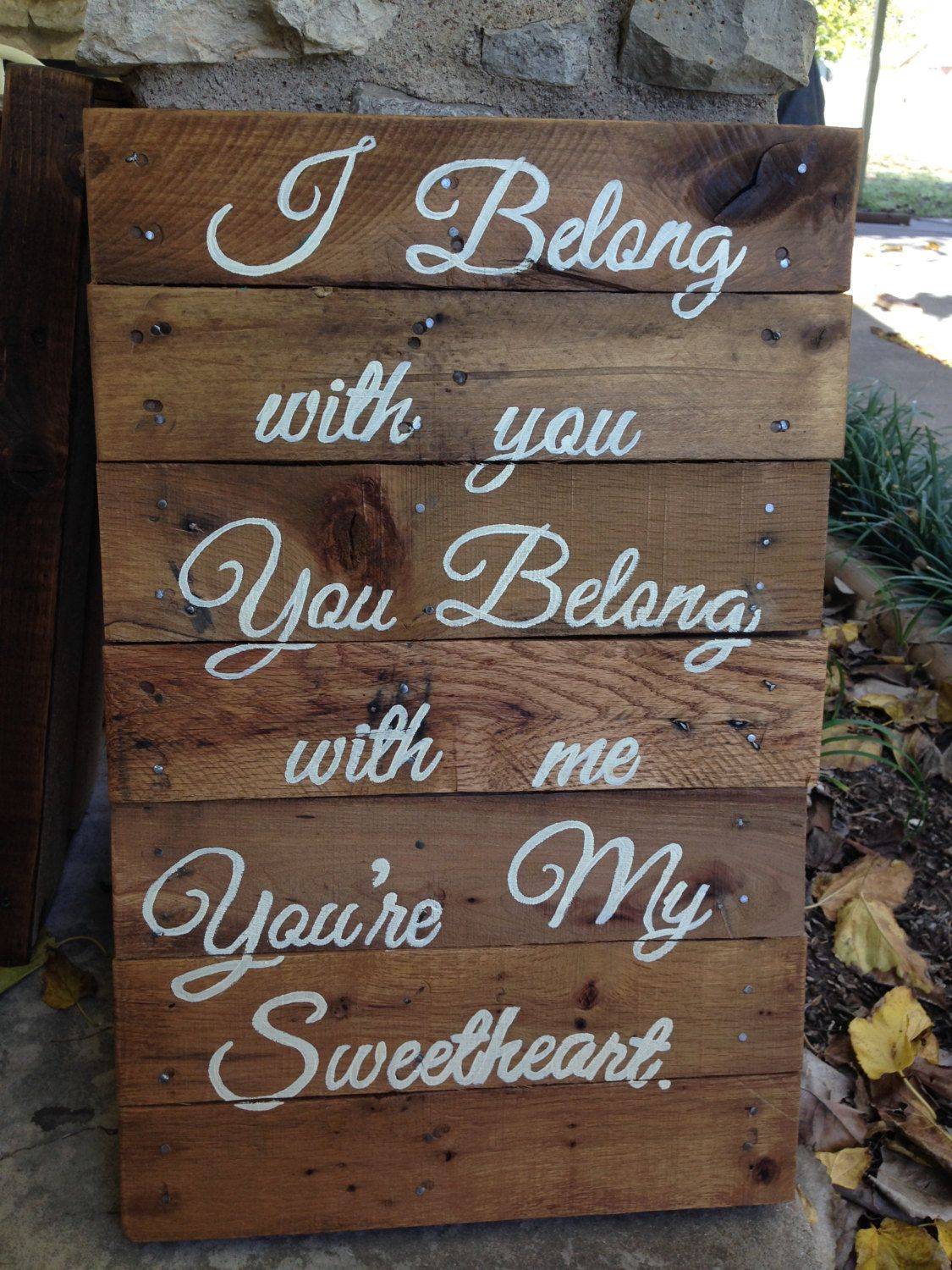 Rustic Garden Decor Wood Sign