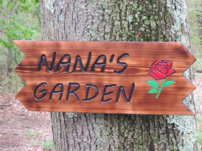 Custom Outdoor Signgarden Giftpersonalized Garden