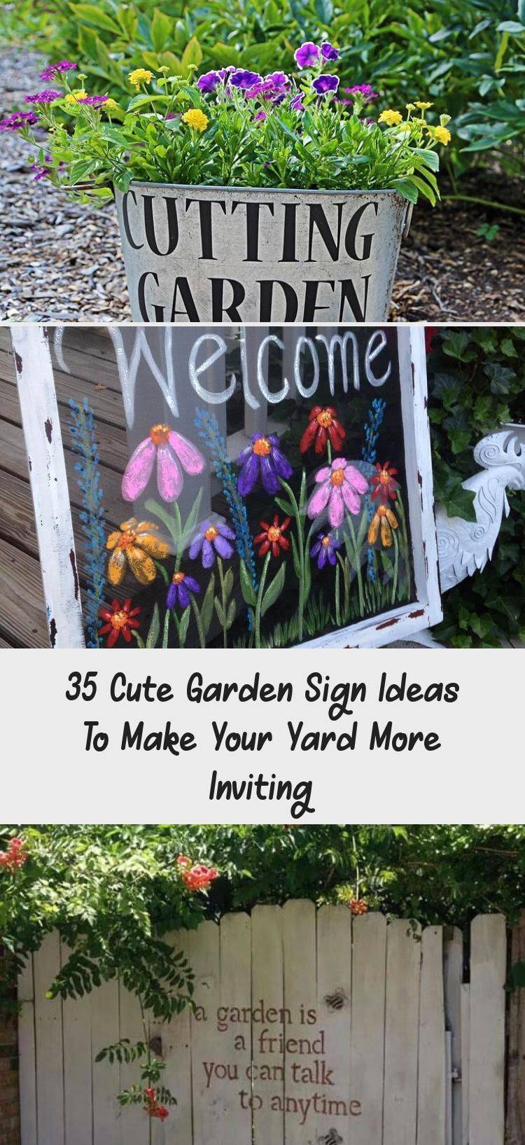 Cute Garden Sign Ideas