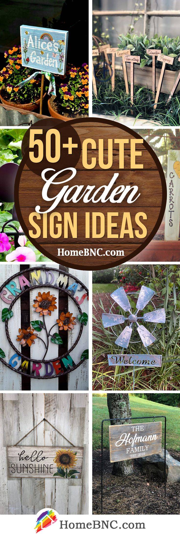 Cute Garden Sign Ideas