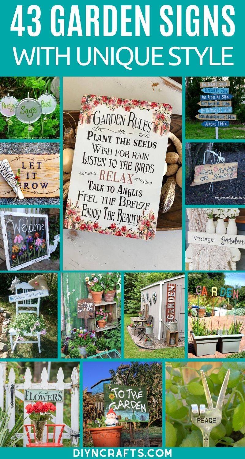Cute Garden Sign Ideas